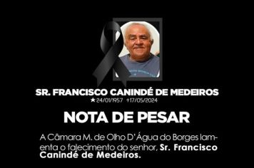 NOTA DE PESAR.