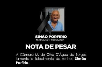 NOTA DE PESAR.