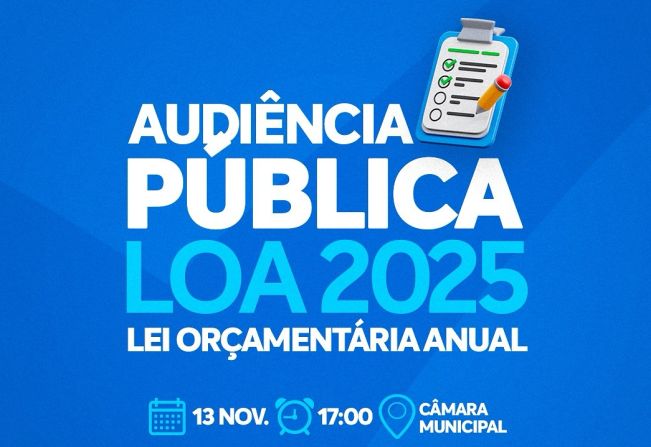Convite para Audiência Pública.