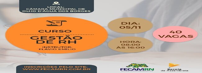 Primeiro curso ofertado pela Escola do Legislativo Municipal Raimunda Tavares.