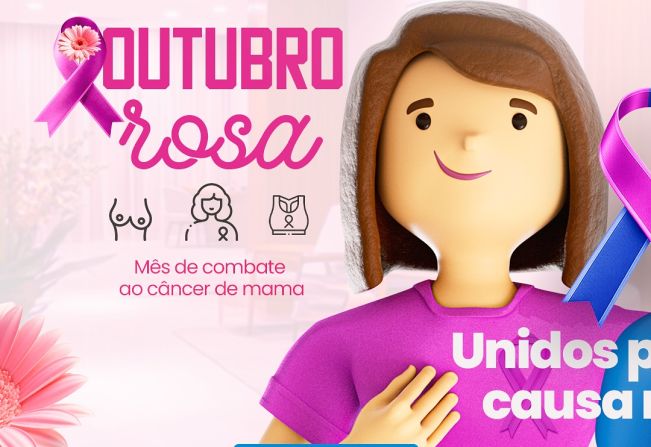 Em apoio às campanhas Outubro Rosa e Novembro Azul, reforçamos a importância da conscientização sobre a saúde.