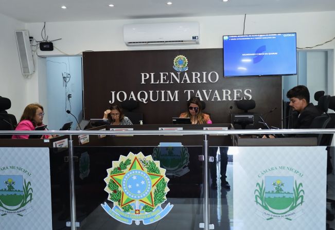 Sessão Ordinária no Legislativo Municipal, logo mais às 17:00h