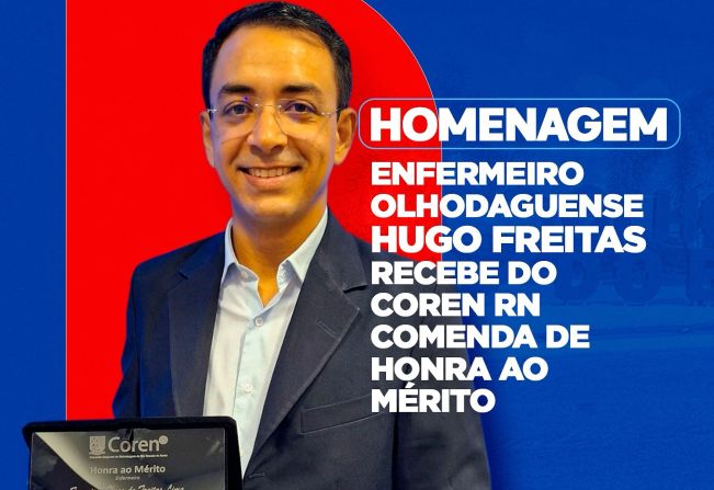 Parabéns, Enfermeiro Hugo Freitas!